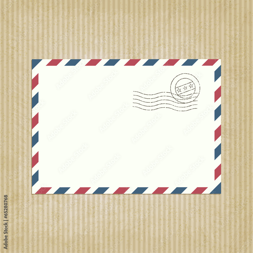 retro background with envelope retro background with envelope