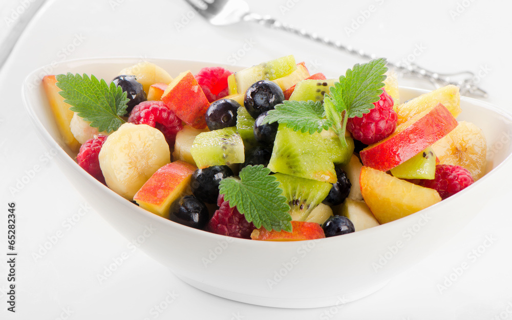 fresh healthy fruit salad