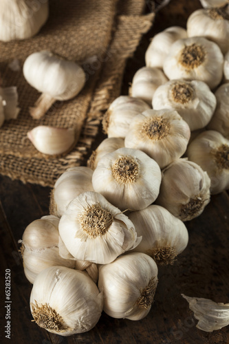 Organic Raw White Garlic