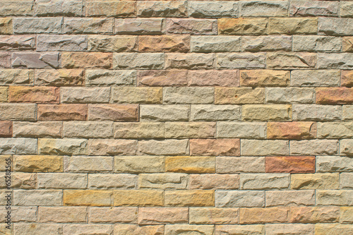 Modern stone Brick Wall Surfaced