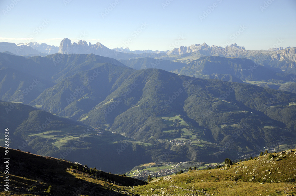 Blick zu den Dolomiten