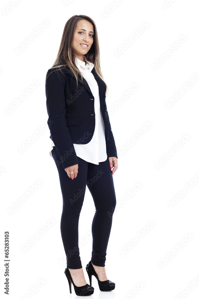 Portrait of a young attractive business woman Portrait of a young attractive business woman