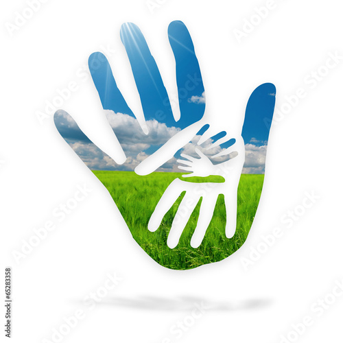 Mani nella natura - logo photo