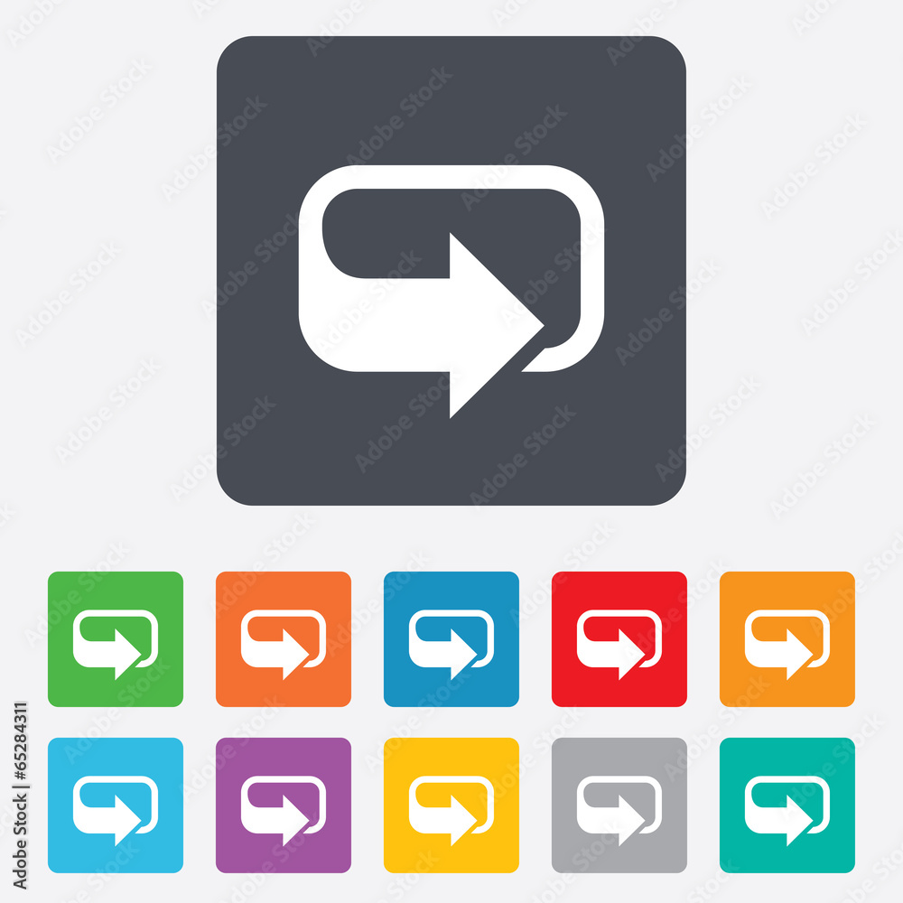 Rotation icon. Repeat symbol. Refresh sign. Rotation icon. Repeat symbol. Refresh sign.