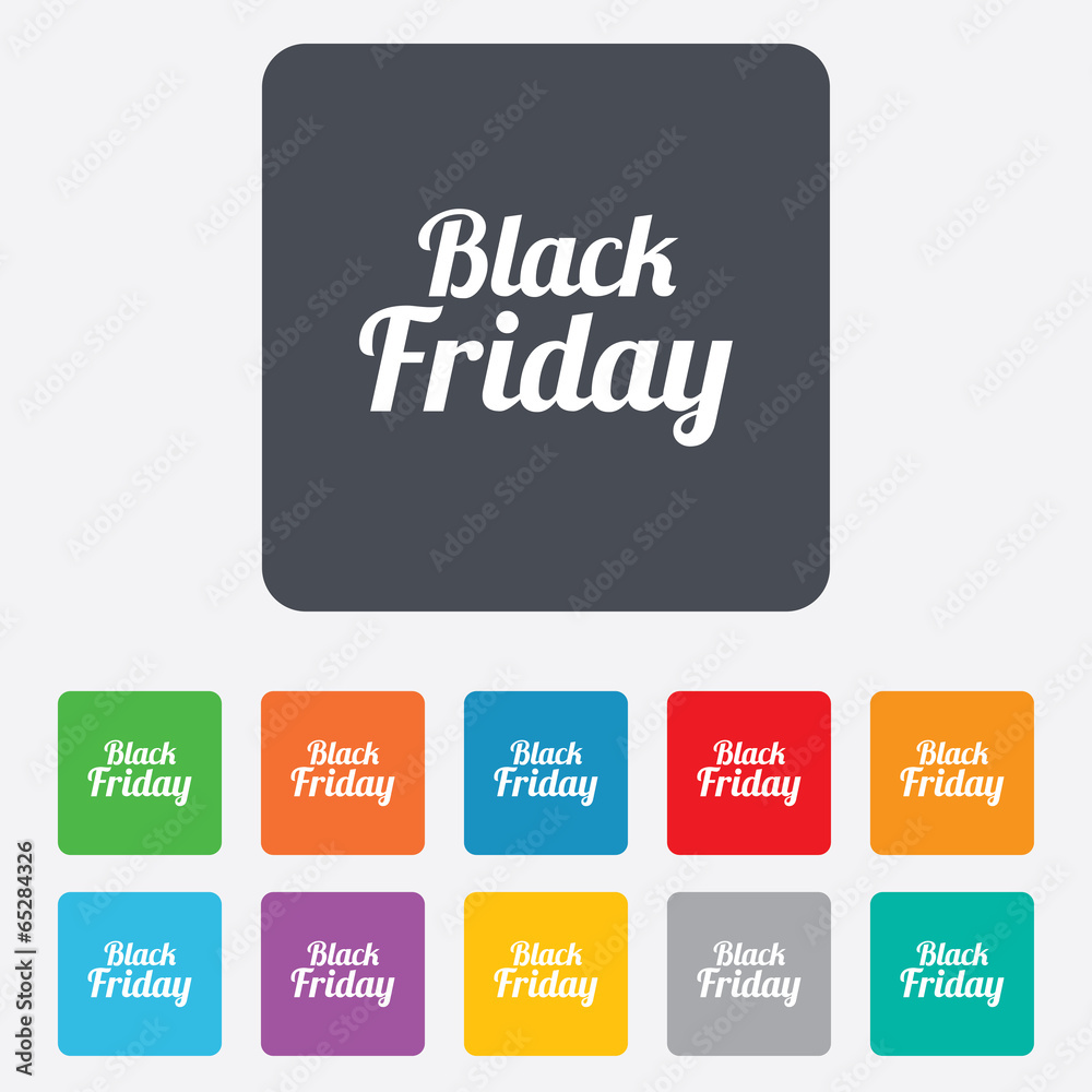 Black Friday sale icon. Special offer symbol. Black Friday sale icon. Special offer symbol.