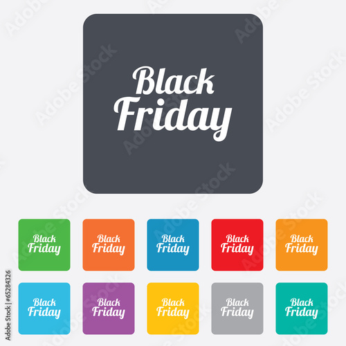 Black Friday sale icon. Special offer symbol.