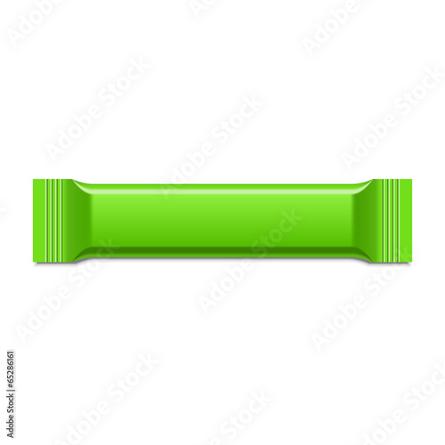 Green Blank Foil Packaging Plastic Package