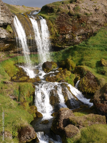Wasserfall in Island  Snaefellsnes-Halbinsel