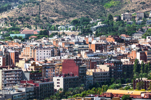 Barcelona on sunny day