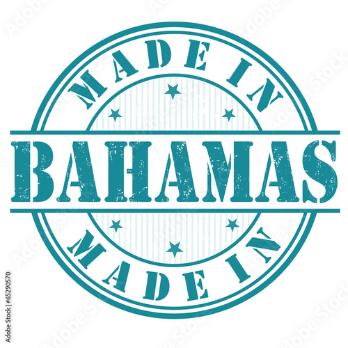 Made in Bahamas stamp
