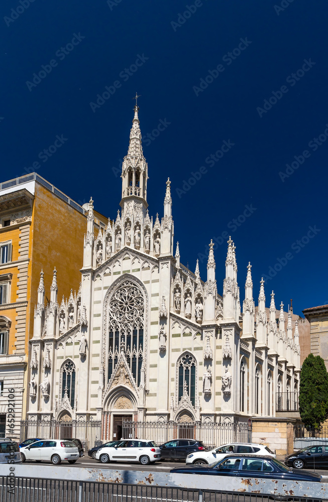 Fototapeta premium Chiesa del Sacro Cuore del Suffragio in Rome, Italy