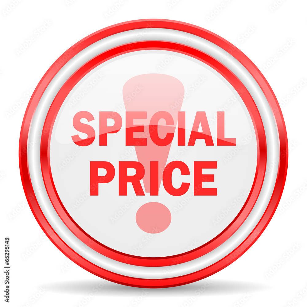 special price red white glossy web icon special price red white glossy web icon
