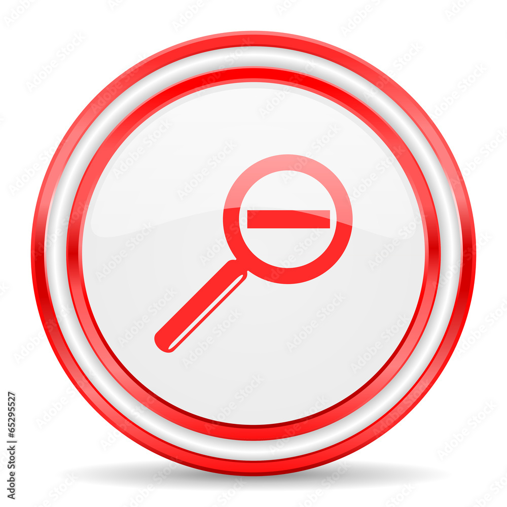 lens red white glossy web icon lens red white glossy web icon