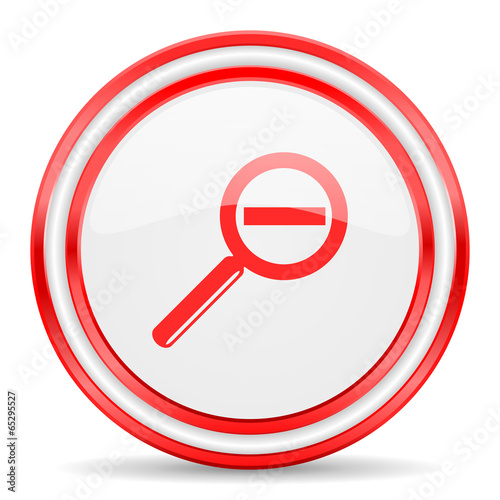 Free Download lens red white glossy web icon - GFXLoad