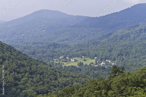 Homes Surrounded By Mountain Wilderness