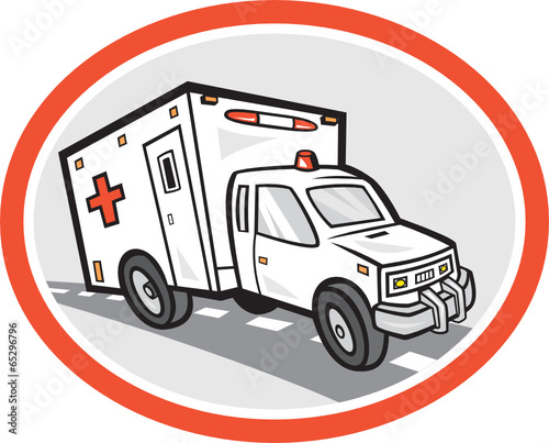 Ambulance Emergency Vehicle Cartoon