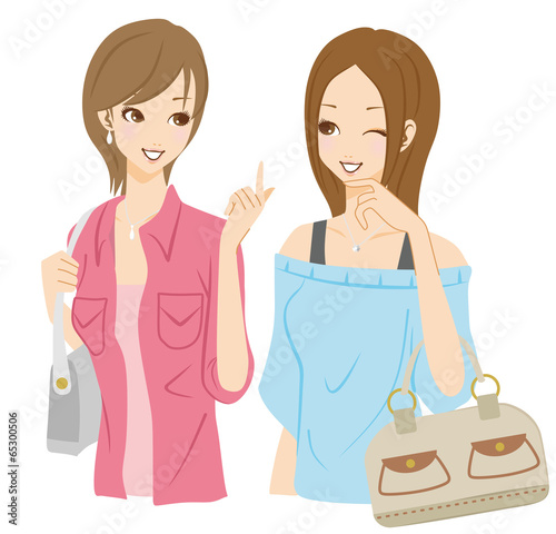 女性　おしゃべり