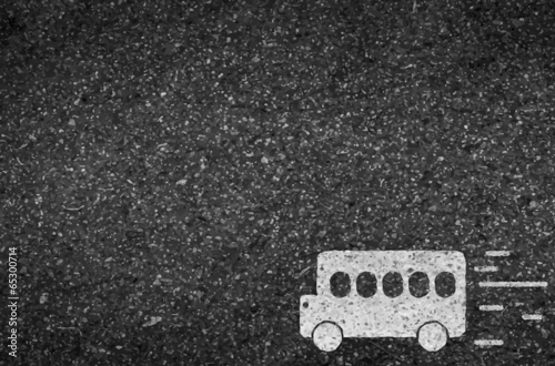 Bus road and asphalt background texture with some fine grain in