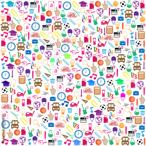 Back to SchoolSeamless children background