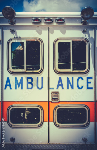 Vintage Retro Ambulance