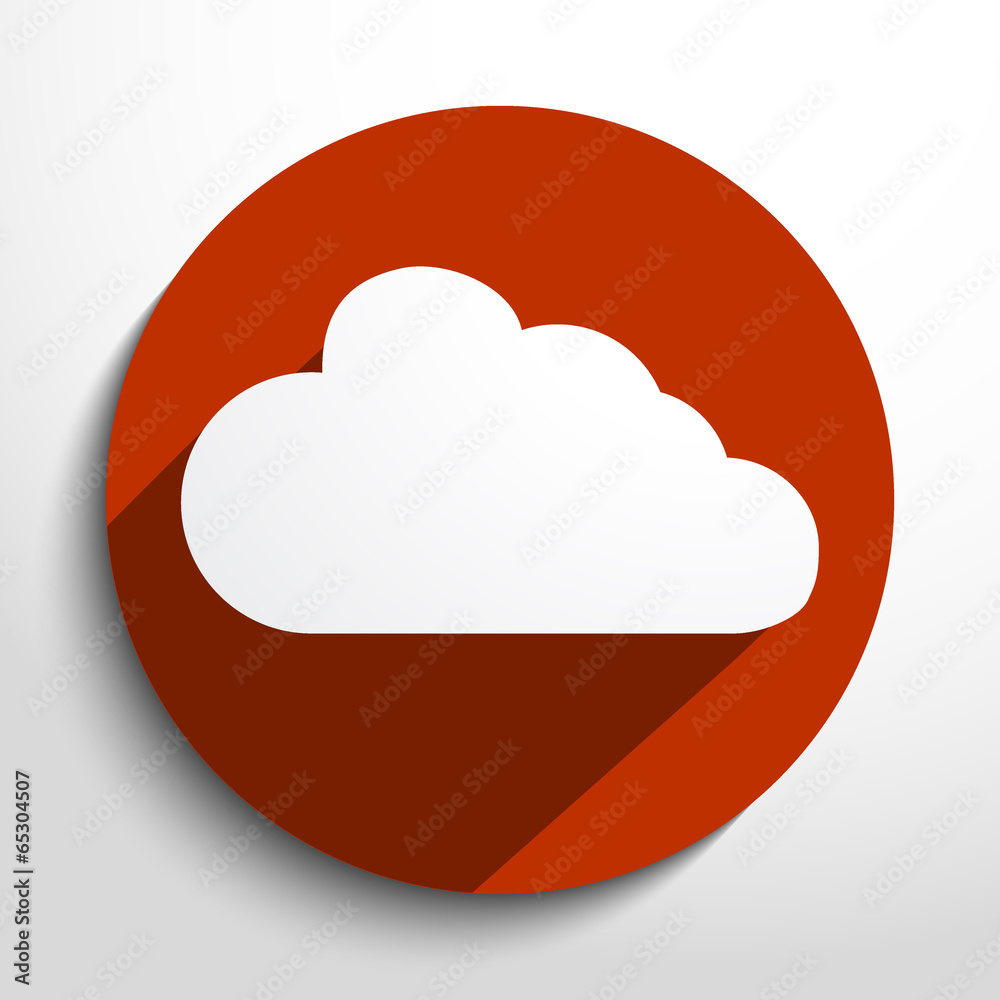 Cloud glass icon. Cloud glass icon.