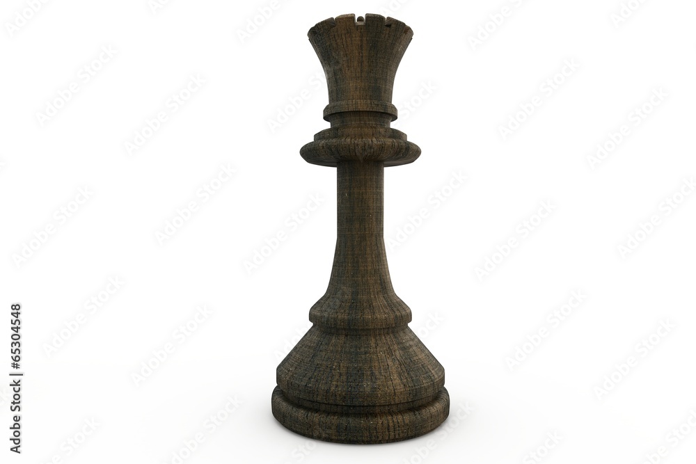 Black queen chess piece