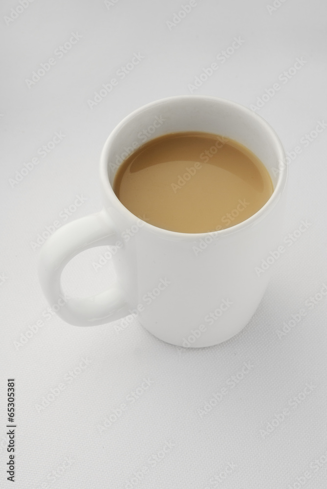 Coffee mug with cappuccino Coffee mug with cappuccino