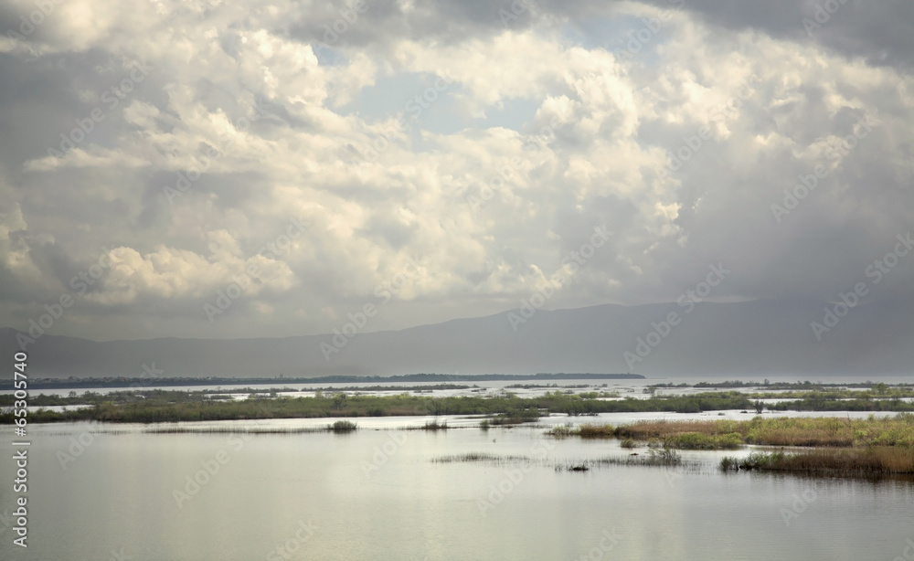 Lake Skadar. Montenegro