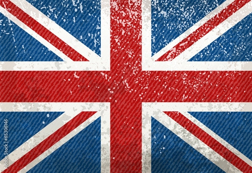 Vintage UK flag