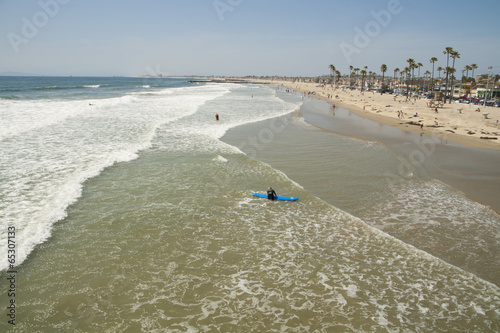 Pacific coast in Newport beach, California