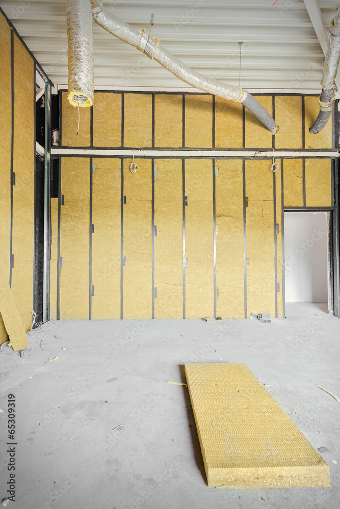 Unfinished building interior