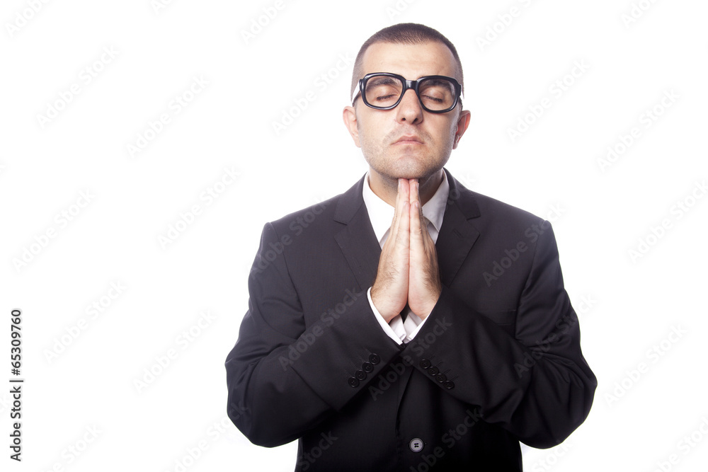 Praying Businessman Praying Businessman