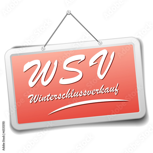 Schild WSV