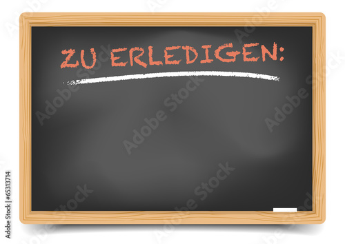 Schultafel Zu Erledigen