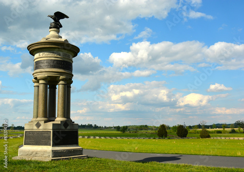 Картината върху платно Gettysburg National Military Park   - 075