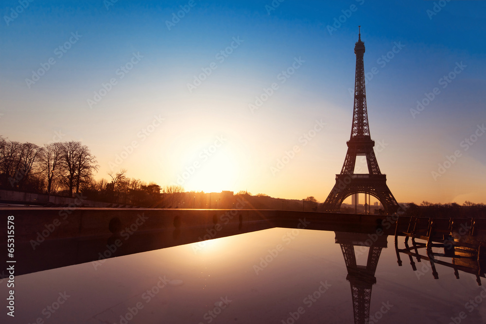 Obraz premium beautiful view of Paris, France