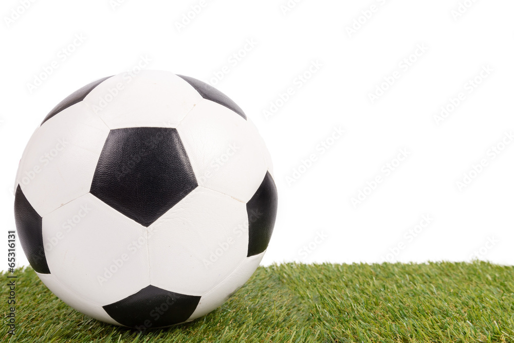 soccer ball on soccer field soccer ball on soccer field