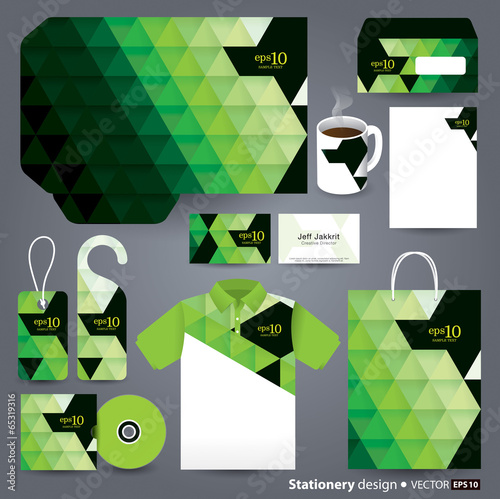 Stationery template design.