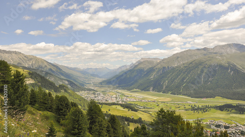 Corviglia, St. Moritz, Schweizer Alpen, Flughafen, Graubünden