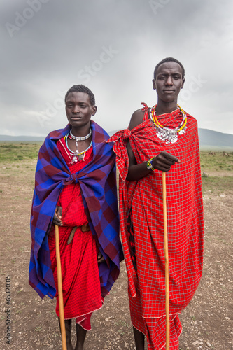 Portrait of young Masai