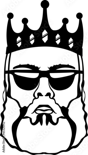 King beard vector