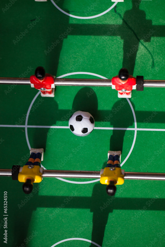 football - board game with players, soccer ball and green field football - board game with players, soccer ball and green field