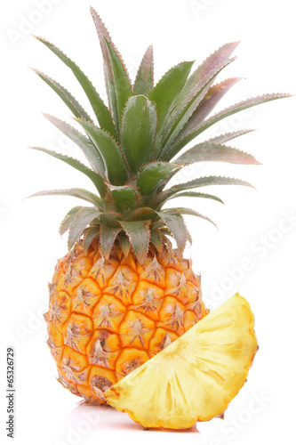 Pineapple tropical fruit or ananas