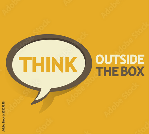 Think outside the box bubble