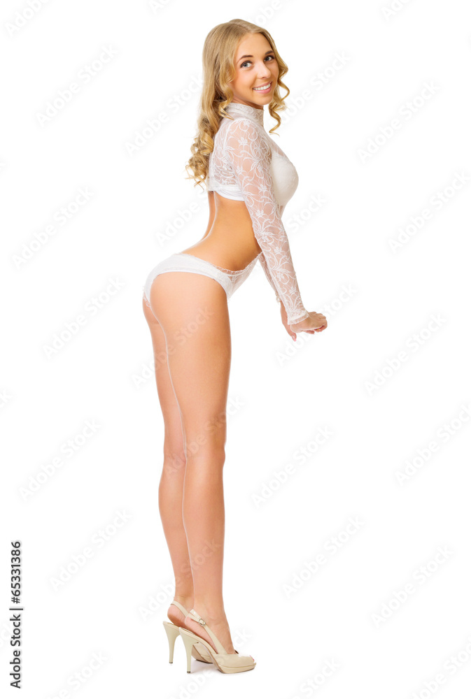 Go-go dancer girl isolated Go-go dancer girl isolated