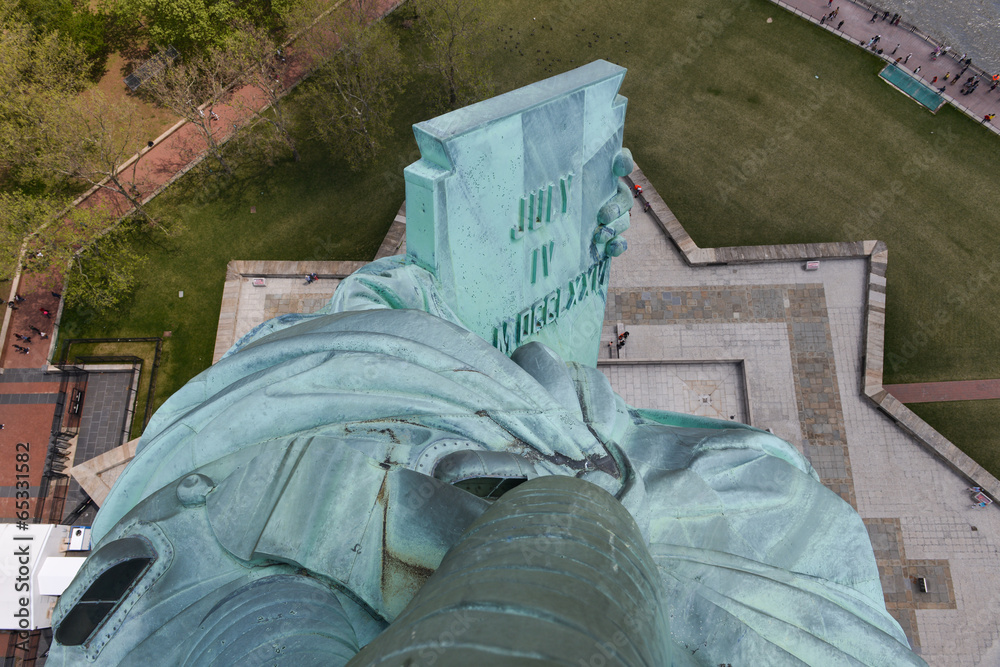 Fototapeta premium Statue of Liberty, Tablet