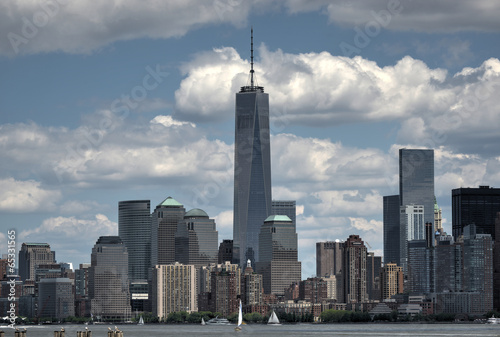 Downtown Manhattan from Liberty Island © demerzel21