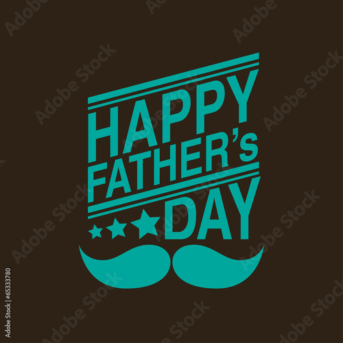 happy fathers day retro vintage design