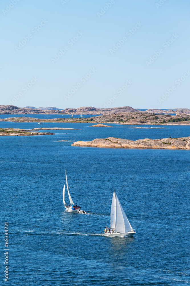 Fototapeta premium Sailing boats