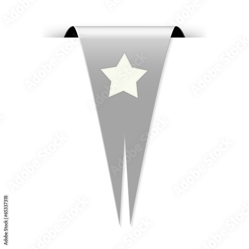 The flag with star icon
